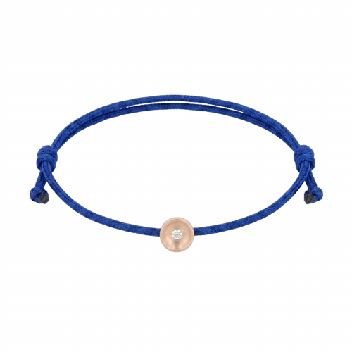 Blue thread bracelet