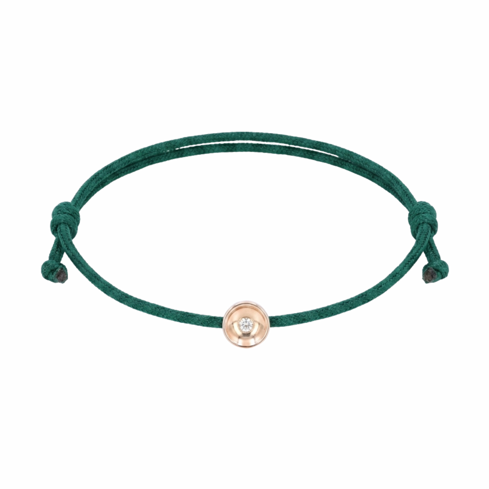 Green thread bracelet