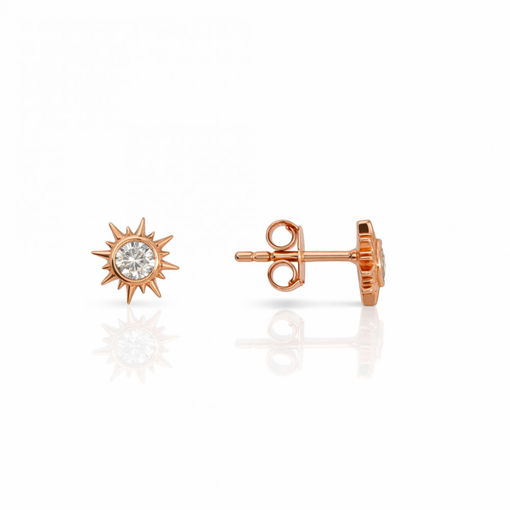 Золотые детские серьги