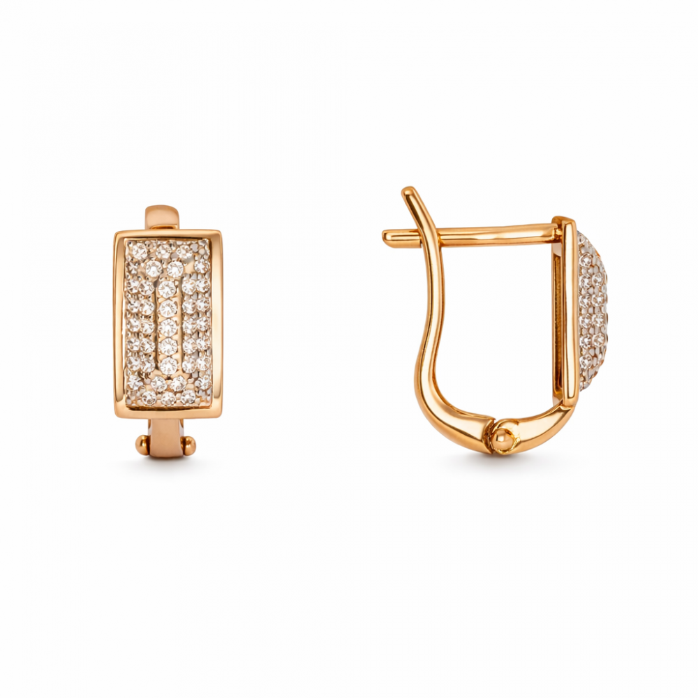 Золотые серьги