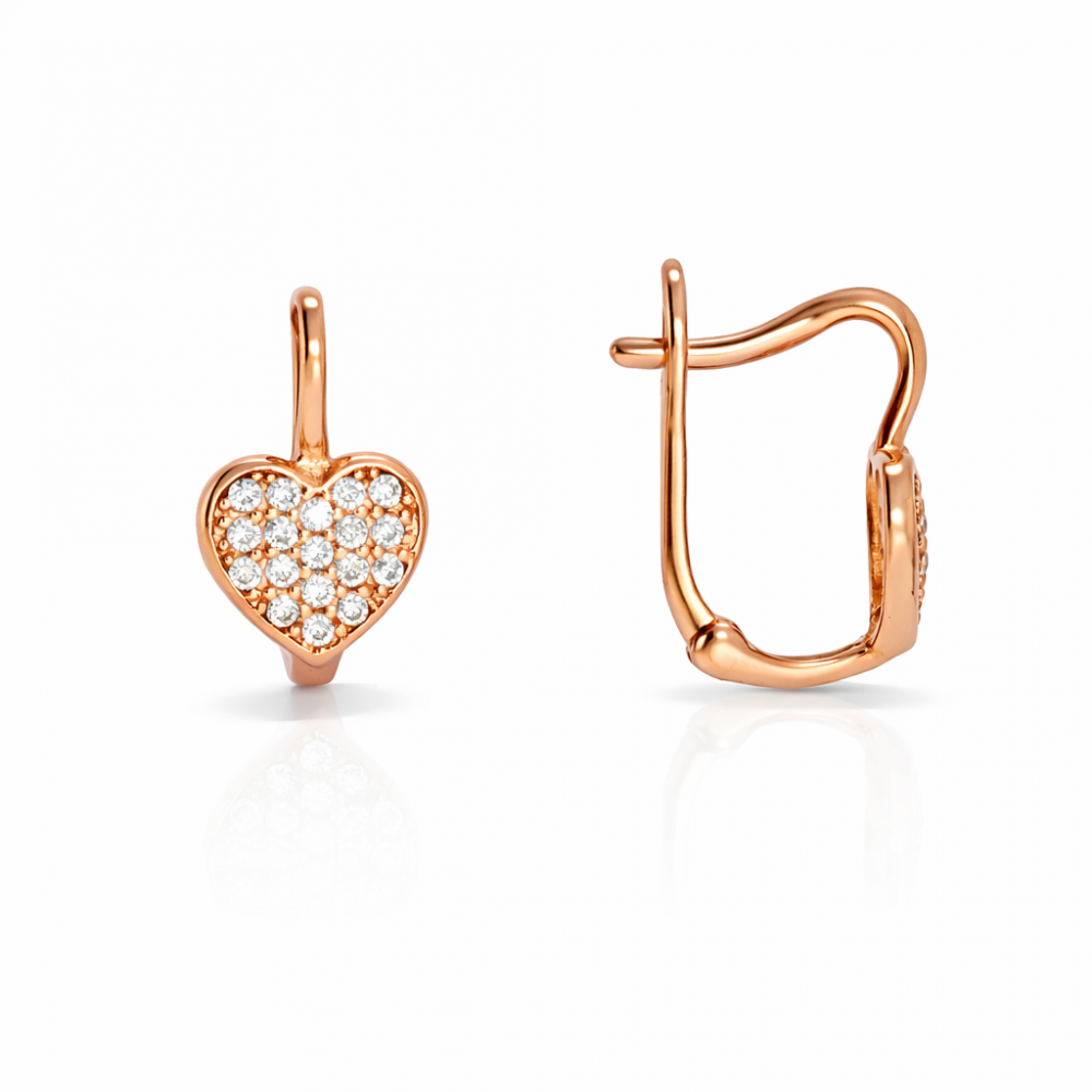 Золотые детские серьги