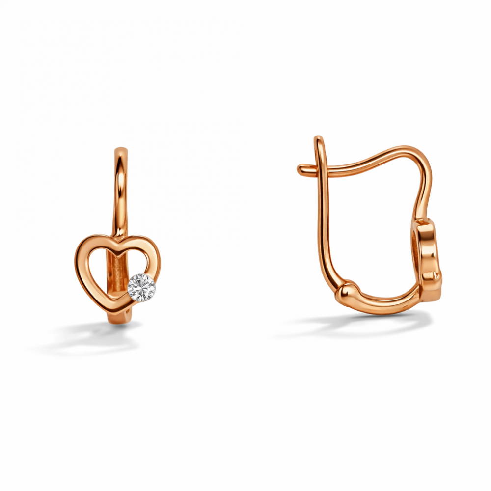 Золотые детские серьги