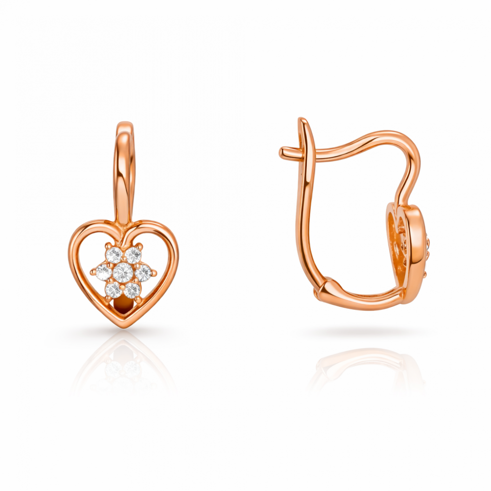 Золотые детские серьги