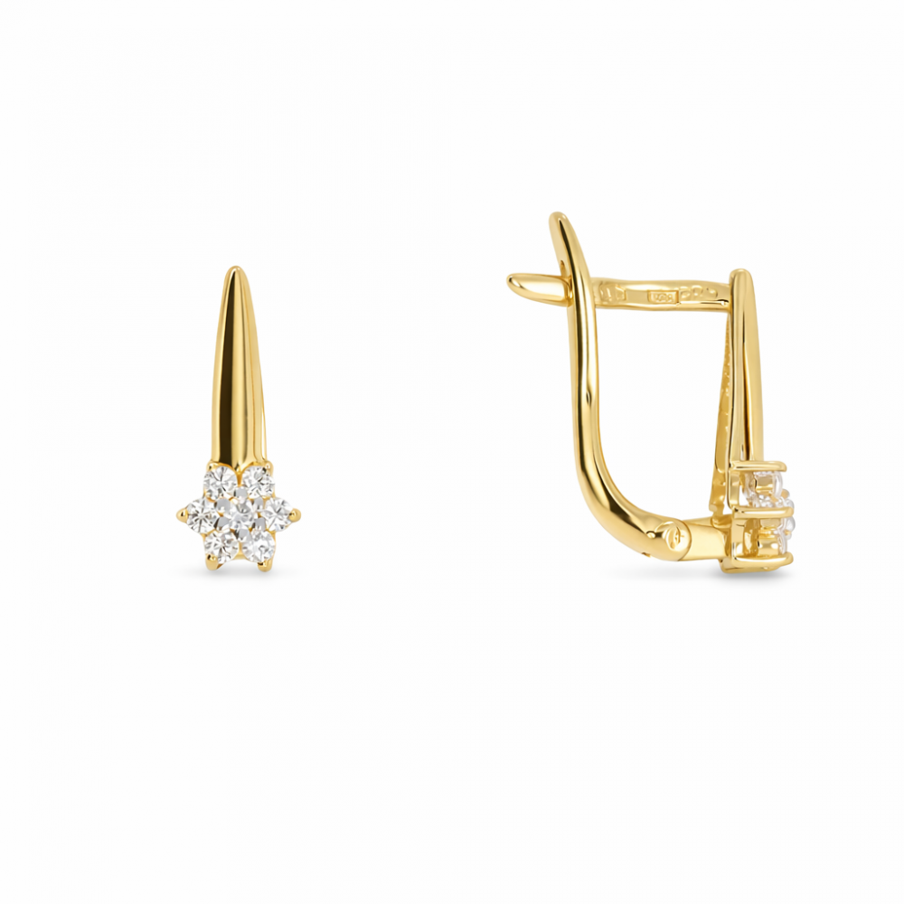 Золотые серьги