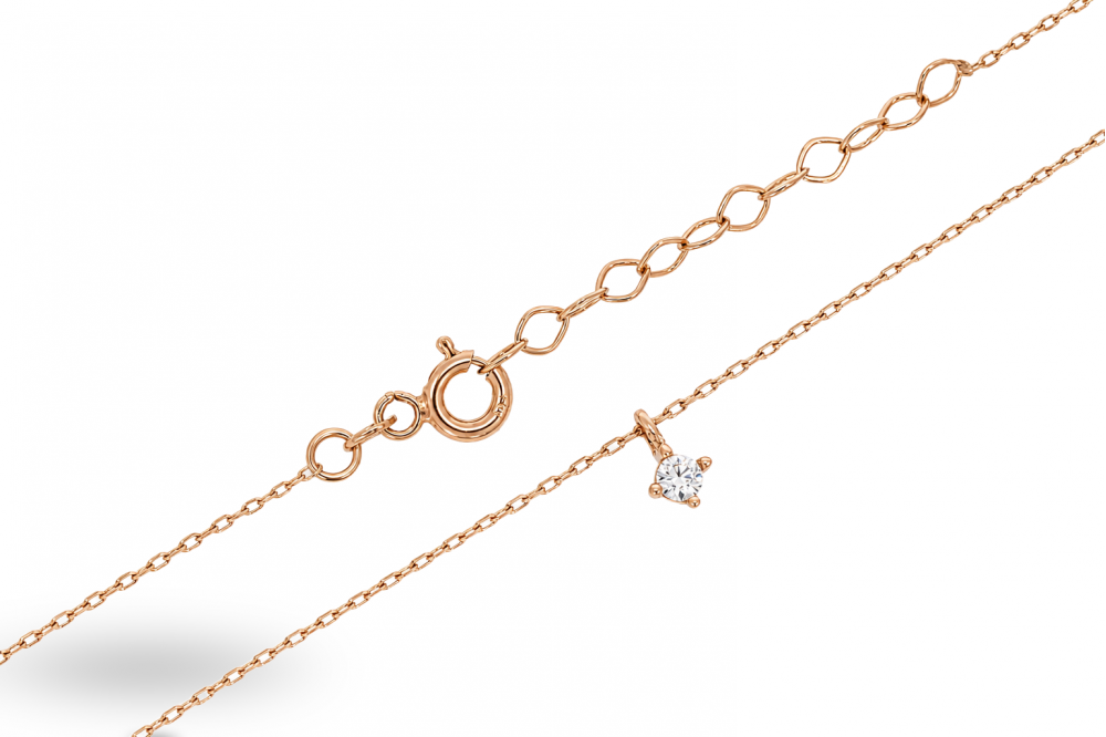 Golden chain with pendant
