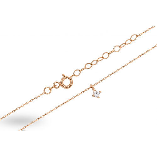 Golden chain with pendant