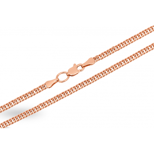 Gold gourmet weave chain