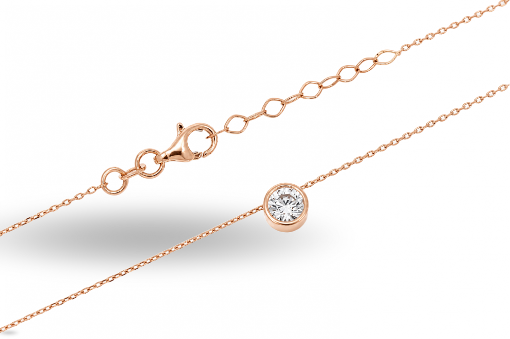 Golden chain with pendant