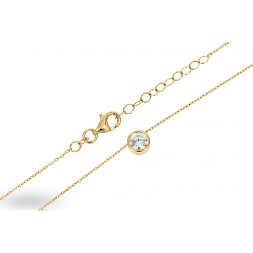 Golden chain with pendant