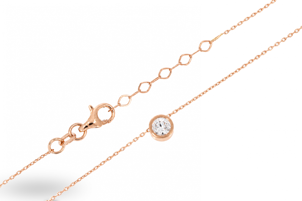 Golden chain with pendant