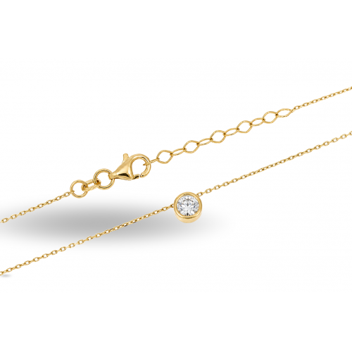 Golden chain with pendant