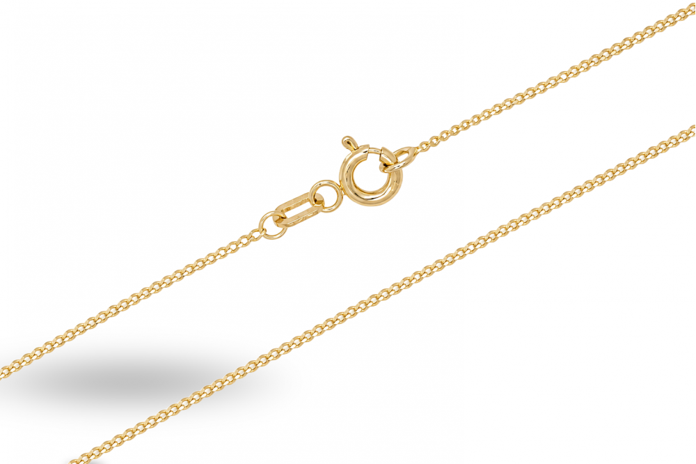 Gold gourmet weave chain