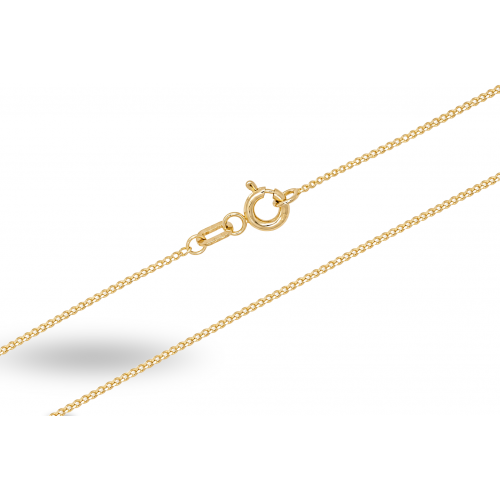 Gold gourmet weave chain