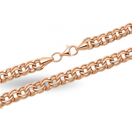 Gold bismarck weave chain