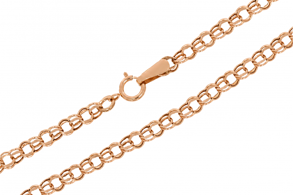 Gold bismarck weave chain