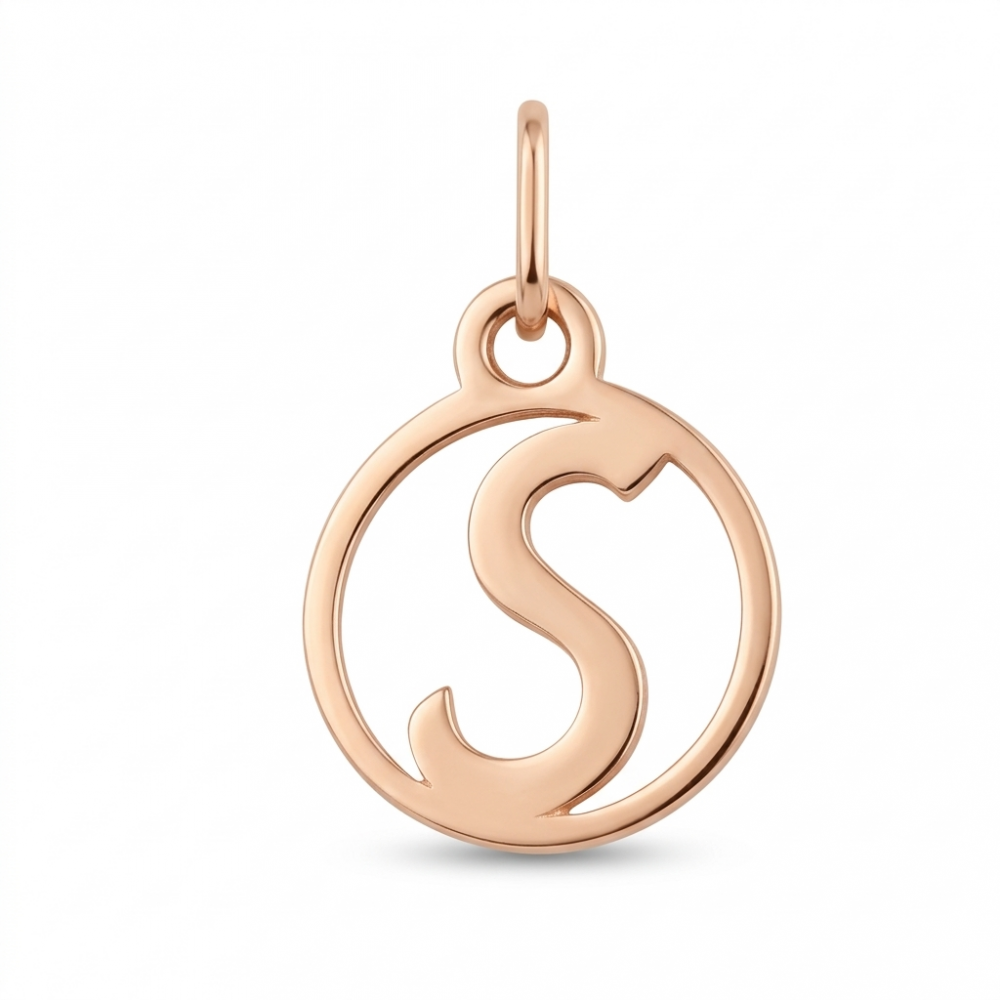 Золотой кулон „Буква