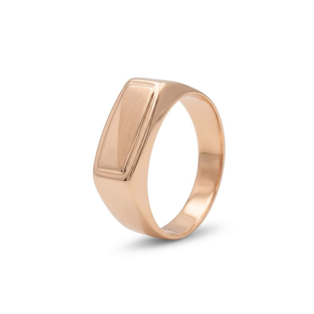 Vyriškas auksinis žiedas