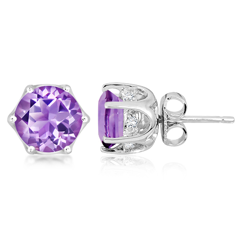 Silver earrings