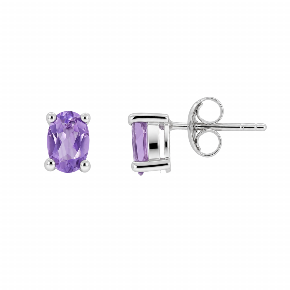 Silver earrings