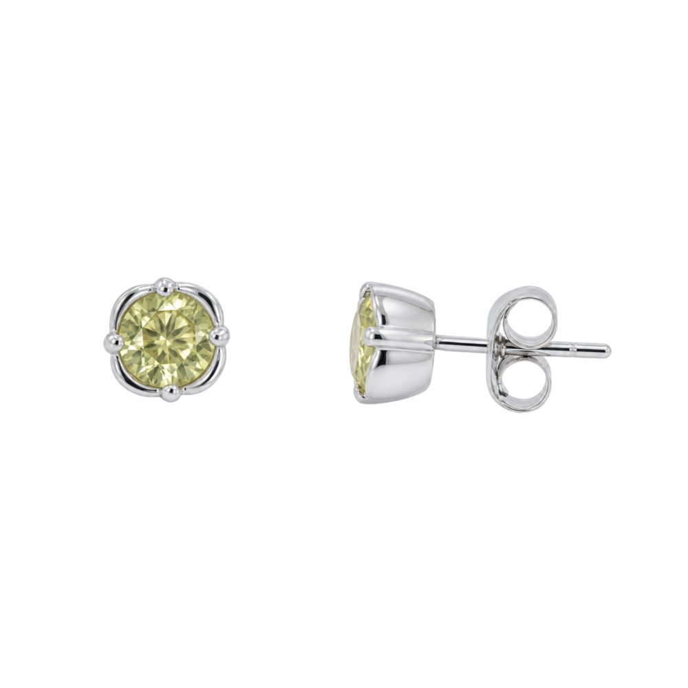Silver earrings