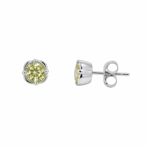 Silver earrings