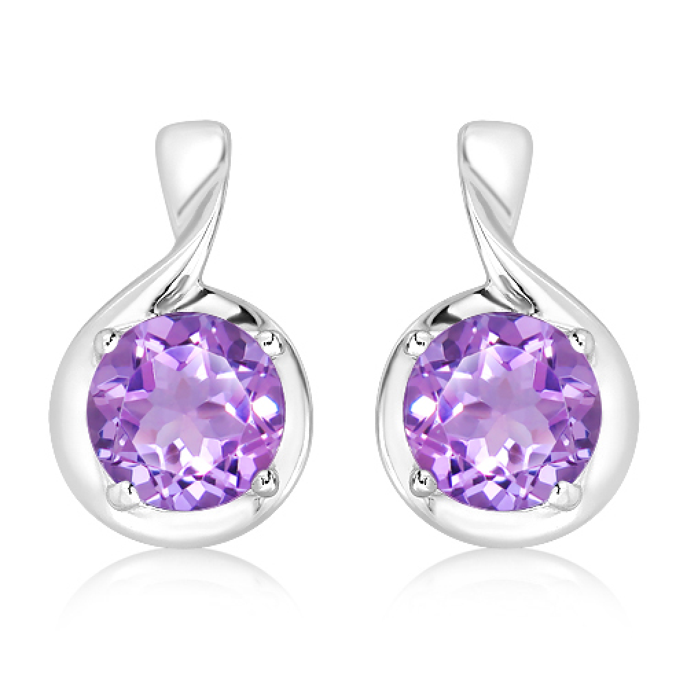 Silver earrings