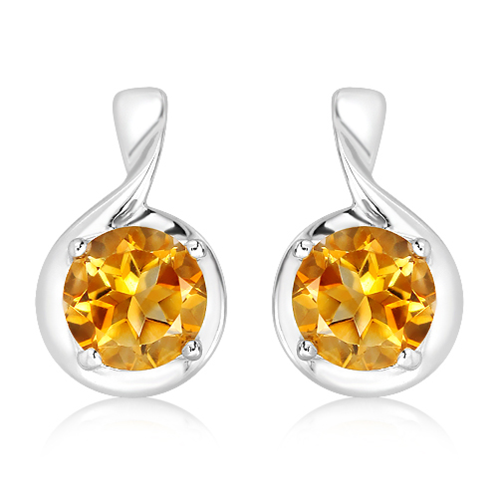 Silver earrings