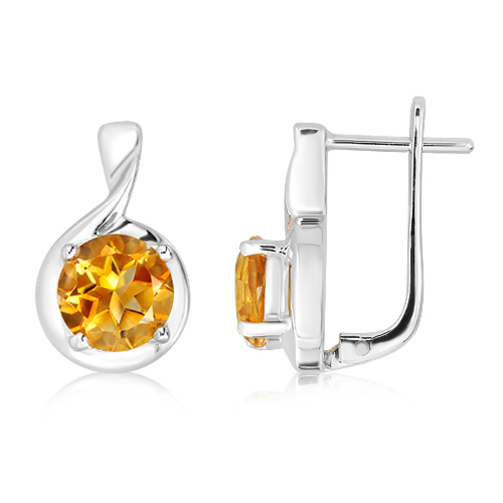 Silver earrings
