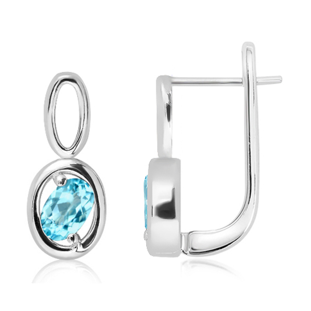 Silver earrings