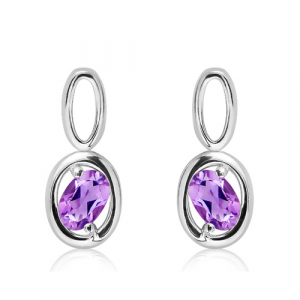 Silver earrings