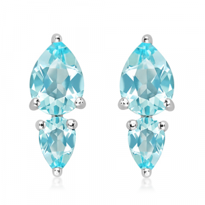 Silver earrings