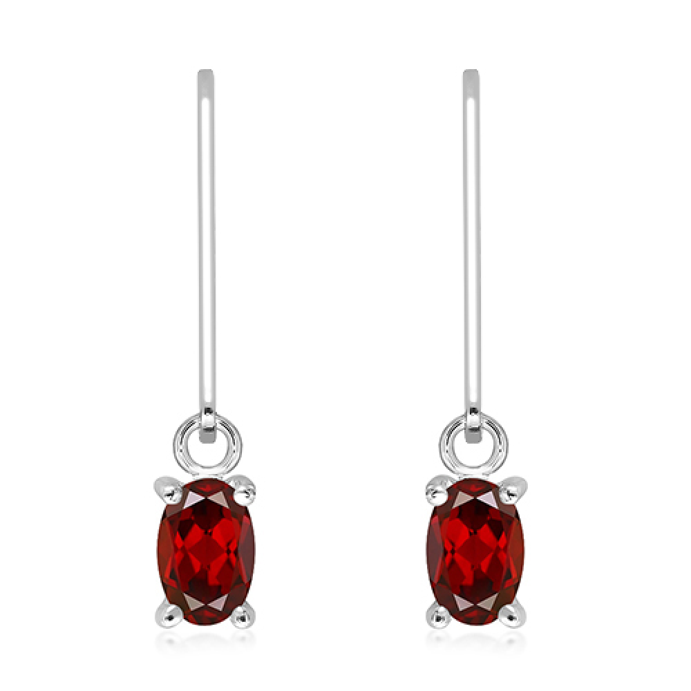 Silver earrings