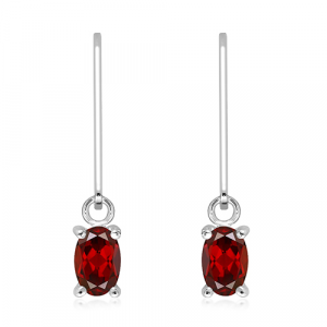 Silver earrings