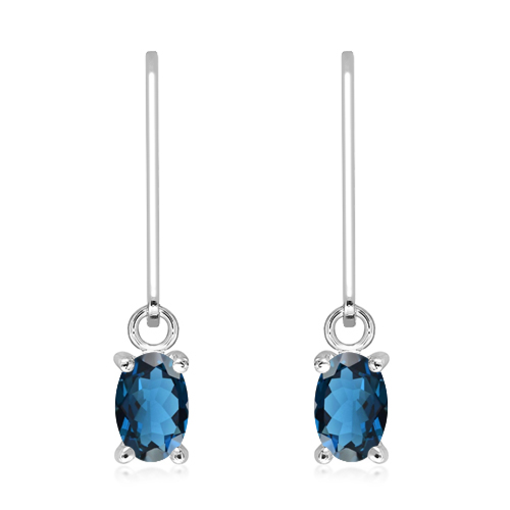 Silver earrings