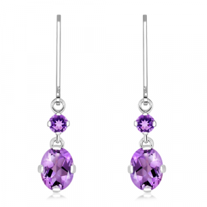 Silver earrings