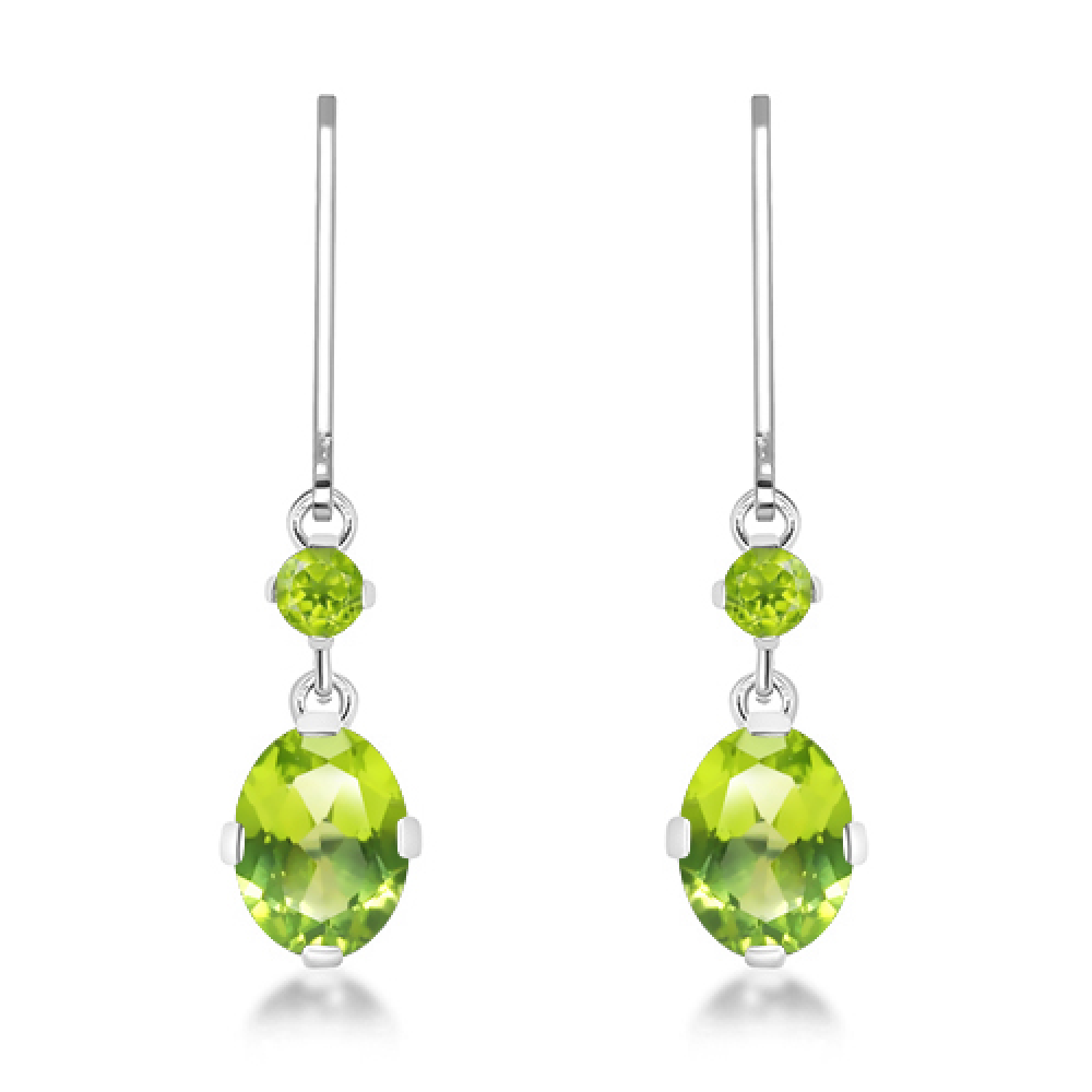 Silver earrings