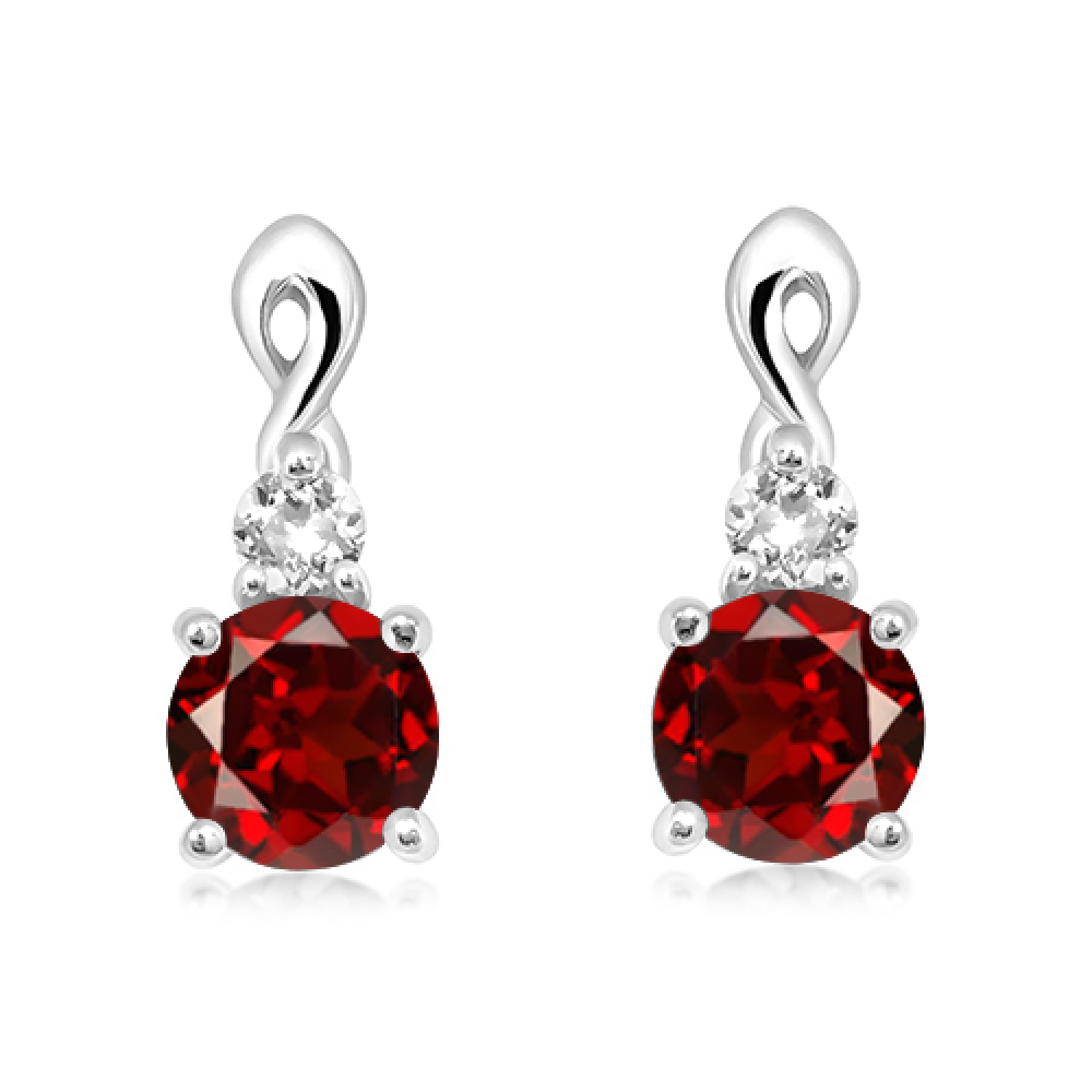 Серебряные серьги