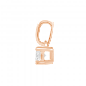 Золотой кулон с бриллиантом