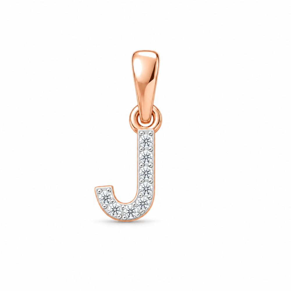Golden pendant with precious stones