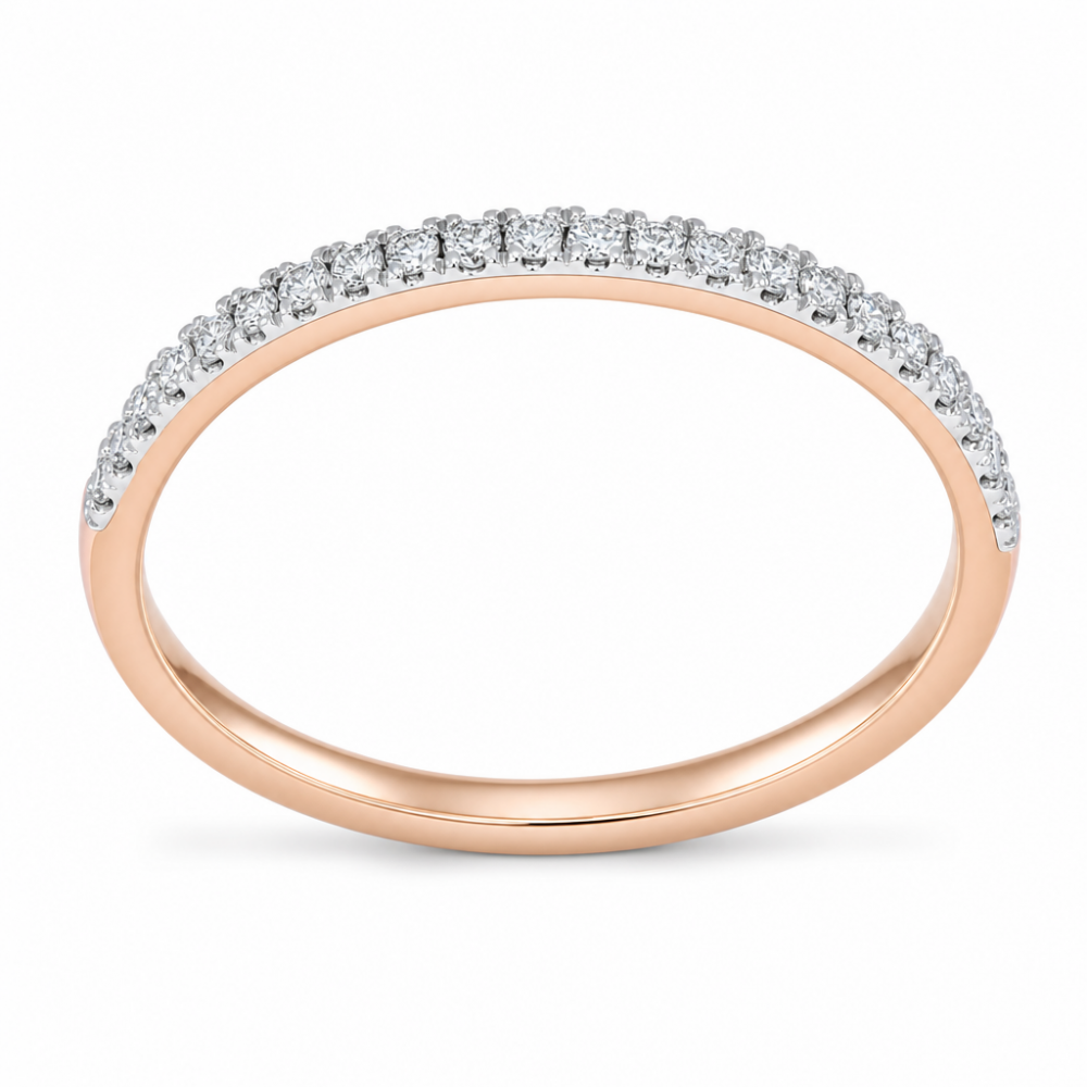 Golden ring with precious stones