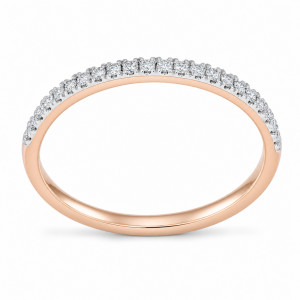 Golden ring with precious stones