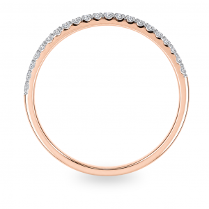 Golden ring with precious stones