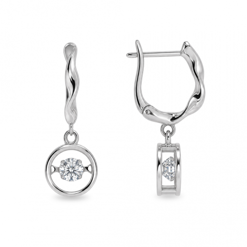 Silver earrings