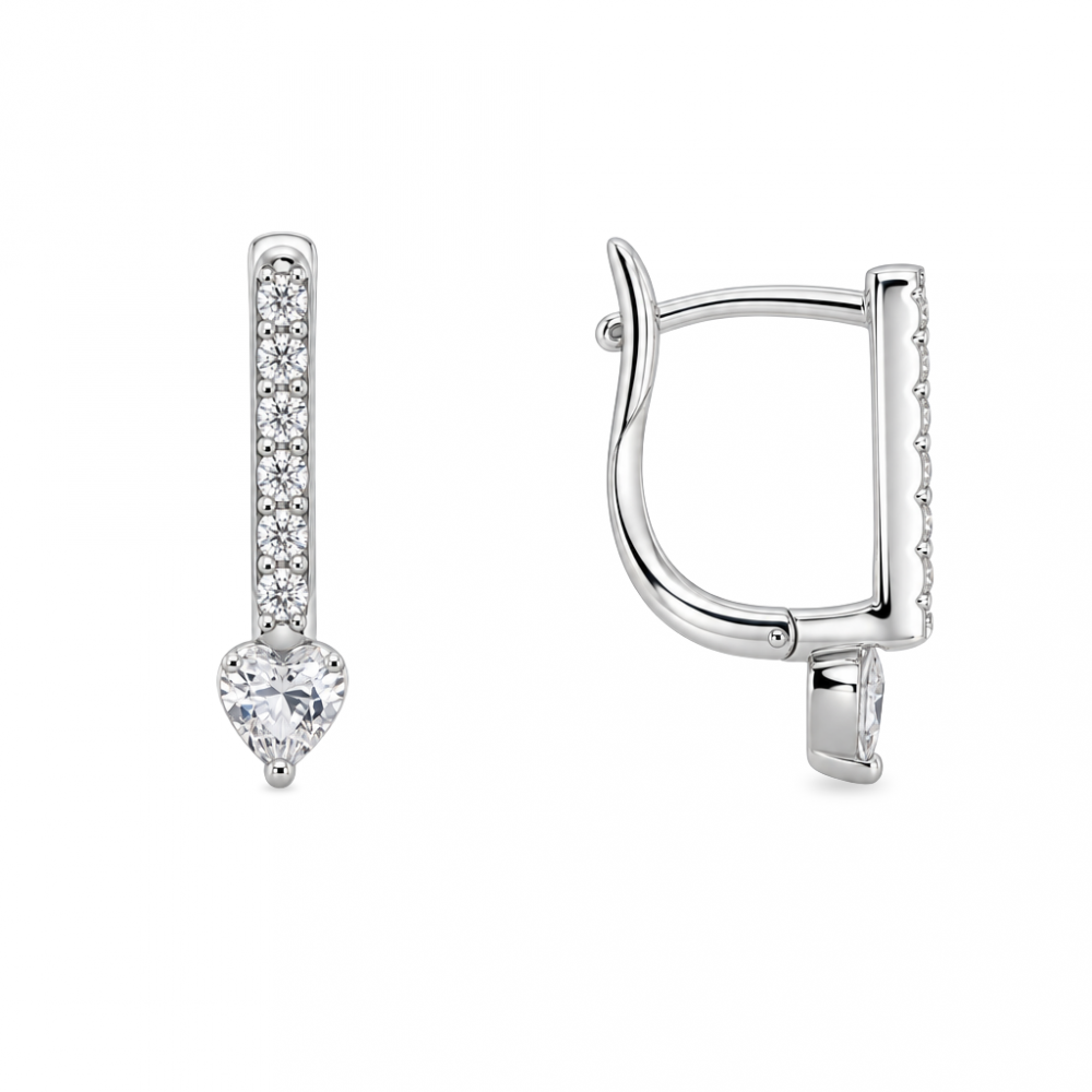Silver earrings
