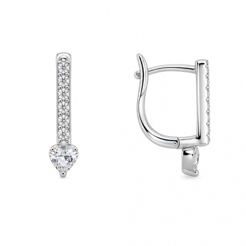 Silver earrings