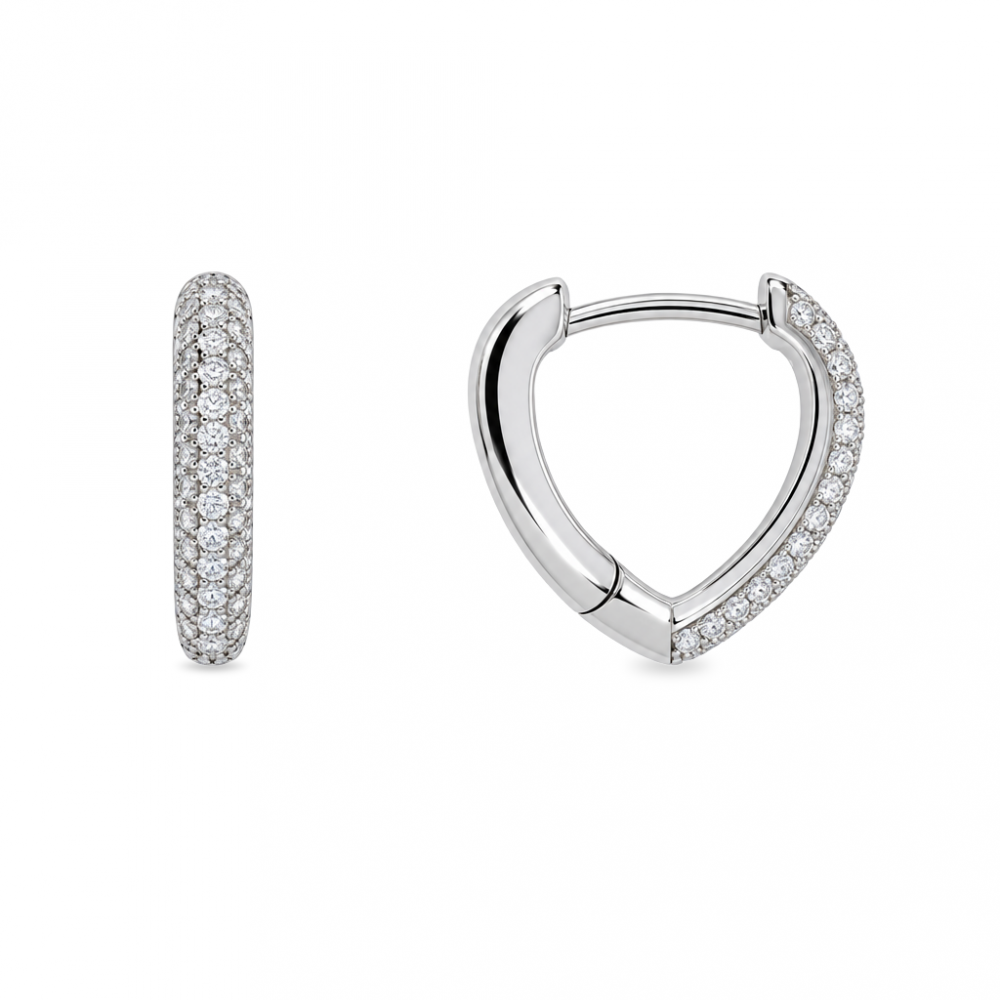 Silver earrings