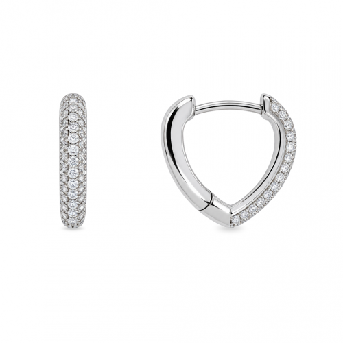 Silver earrings