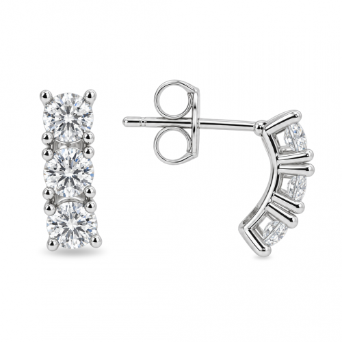 Silver earrings