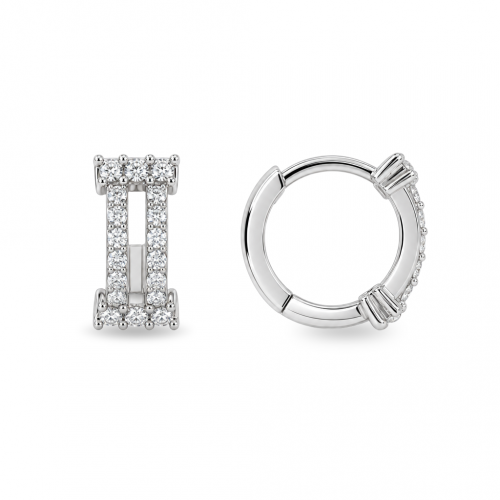 Silver earrings