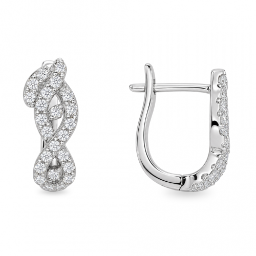 Silver earrings